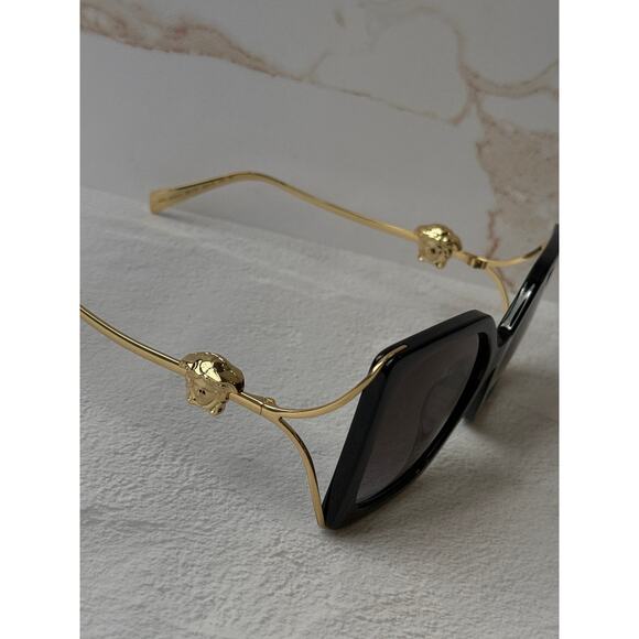NEW Versace VE4502-U Oversized Medusa Black Sunglasses main image 7